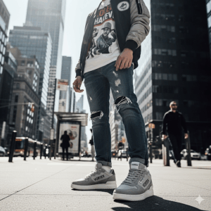 vortex core streetwear sneakers – unisex casual logo shoes for everyday wear