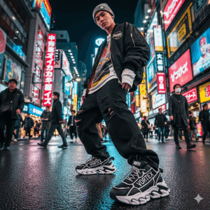 vortex elevate chunky sneakers – unisex thick sole streetwear shoes with logo